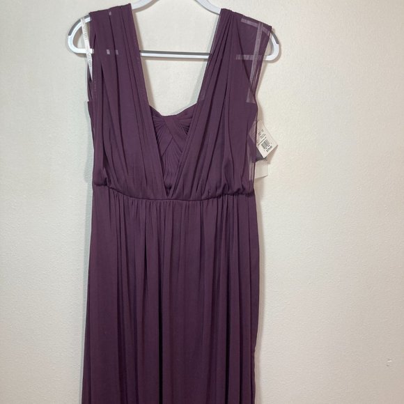 David's Bridal Plum Versa Convertible Dress F15782/F19515 Size 12 - Picture 2 of 16
